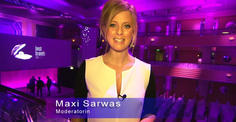 Moderatorin buchen - Maxi Sarwas